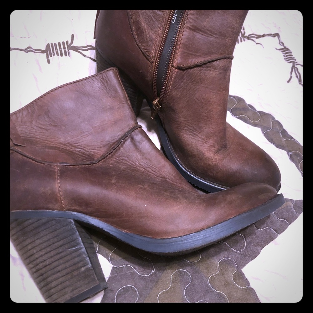 Radioo Leather Boots